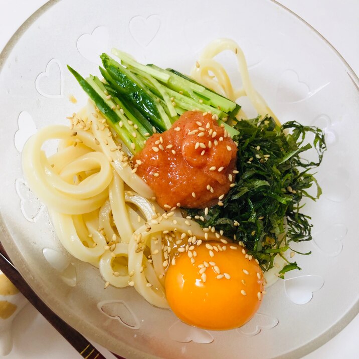 冷製明太子うどん